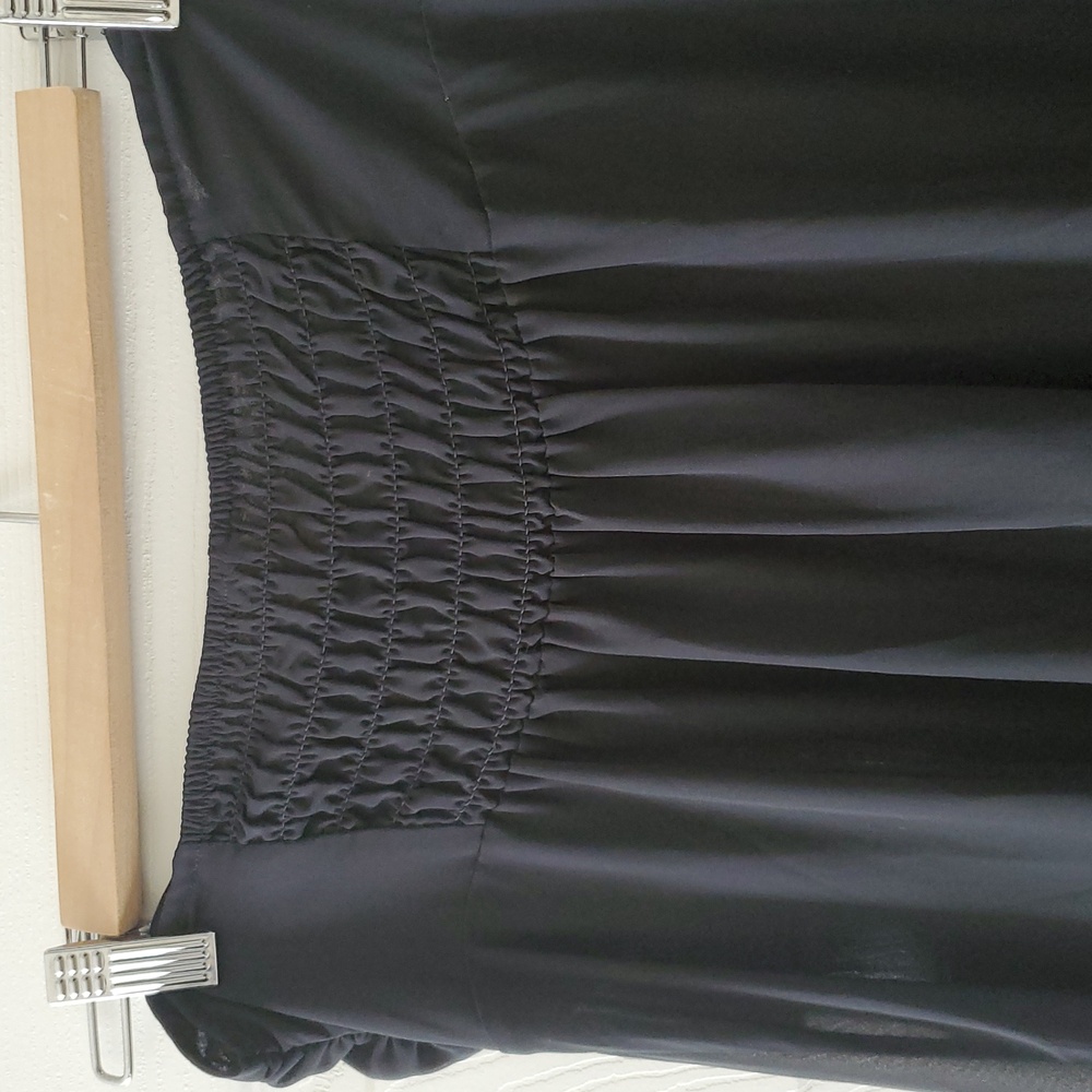 Victorias Secret Swim Cover Up. 47" Long. Sheer. Black Strapless. Size M - Picture 4 of 4